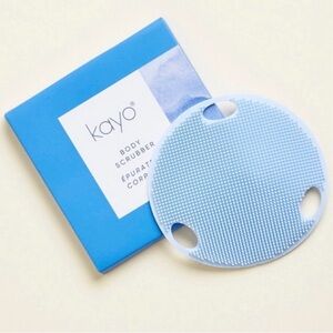 Kayo Blue Sensitive Skin Silicone Exfoliating Body Scrubber